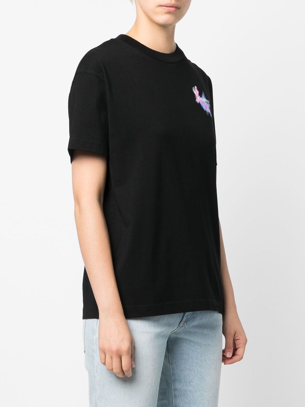 OFF-WHITE WOMEN Hotch Potch Arrow Casual T-Shirt Black