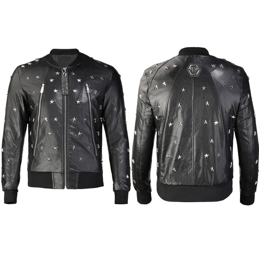 New- Men Cowhide Jacket