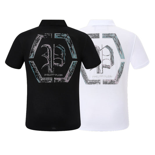 New- LOGO Hot stamp POLO shirt