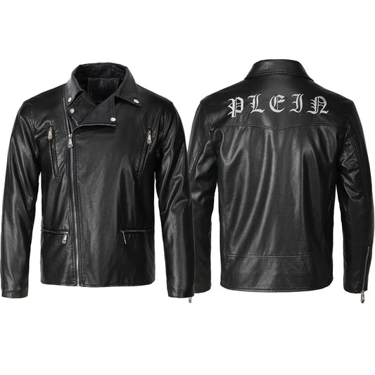 New- Black Genuine leather Jacket