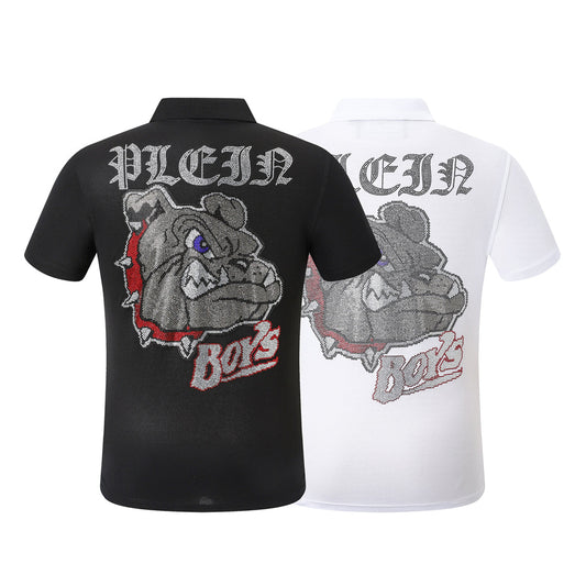 New- 25SS Skull Print POLO shirt