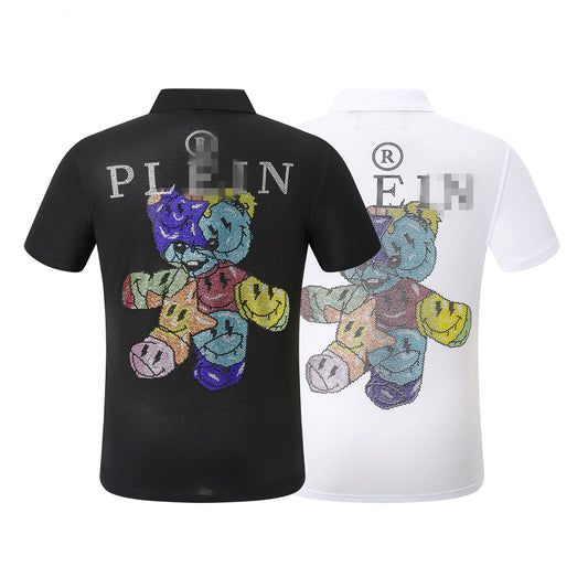 New- 25SS Skull Print POLO shirt