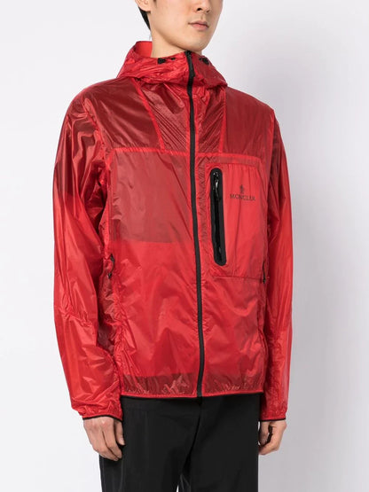 MONCLER Diadem Hooded Jacket Red
