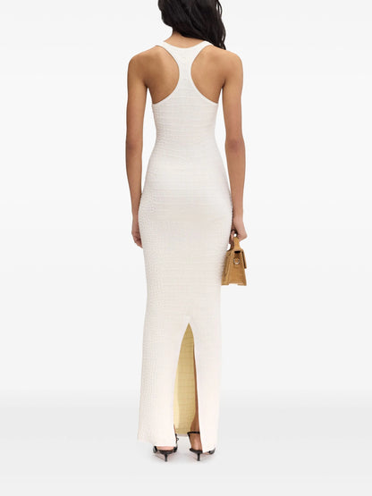 JACQUEMUS WOMEN The Scala Maxi Dress Off-White