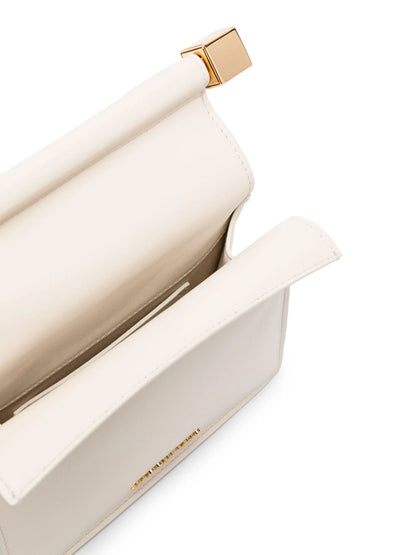 JACQUEMUS WOMEN La Petite Pochette Rond Carré Clutch Bag Light Ivory