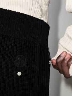 MONCLER GENIUS X 6 MONCLER 1017 ALYX 9SM Knitted Sweat Pants Black