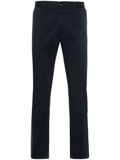 BOSS Slim Fit Stretch Cotton Chinos Dark Blue