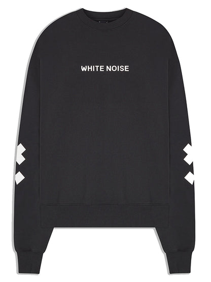 WHITE NOISE Classic Logotype Sweatshirt Black