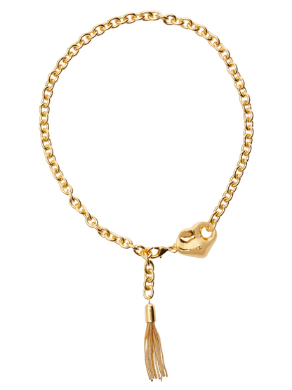 TOM FORD WOMEN Embellished Chain Necklace Gold