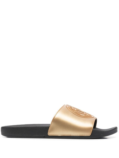 VERSACE JEANS COUTURE V-Emblem Sliders
