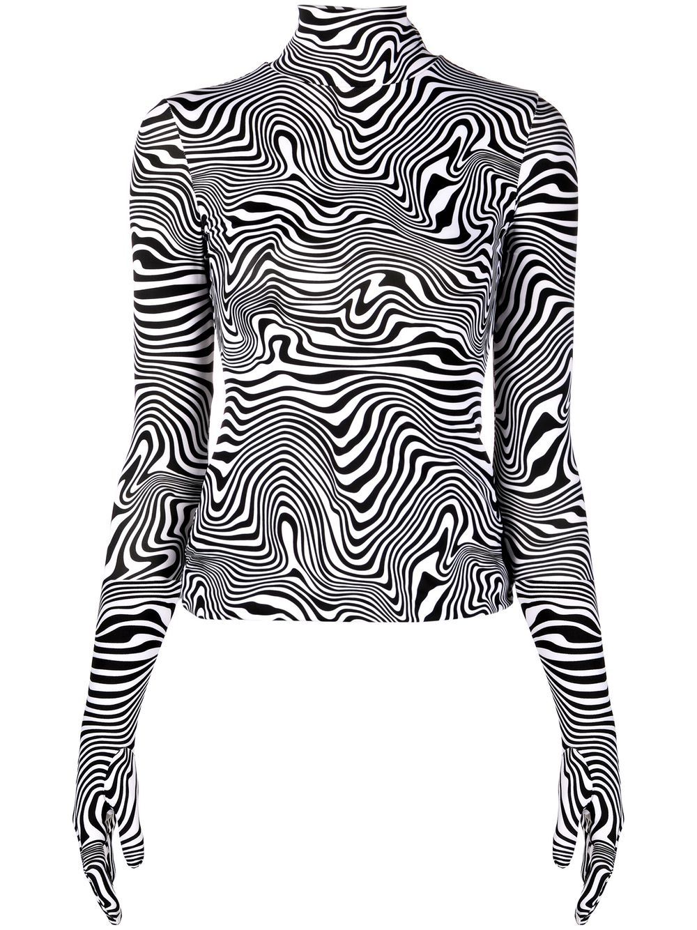 VETEMENTS WOMEN Zebra Styling Top