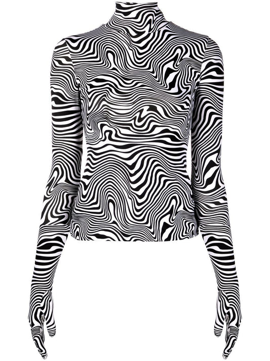 VETEMENTS WOMEN Zebra Styling Top