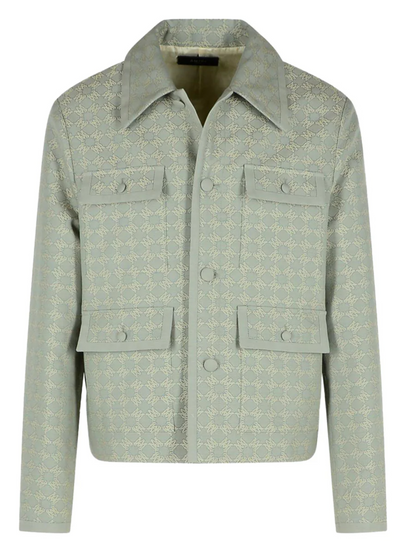 AMIRI MA Quad 4 Pocket Blouson Jacket Dusty Blue