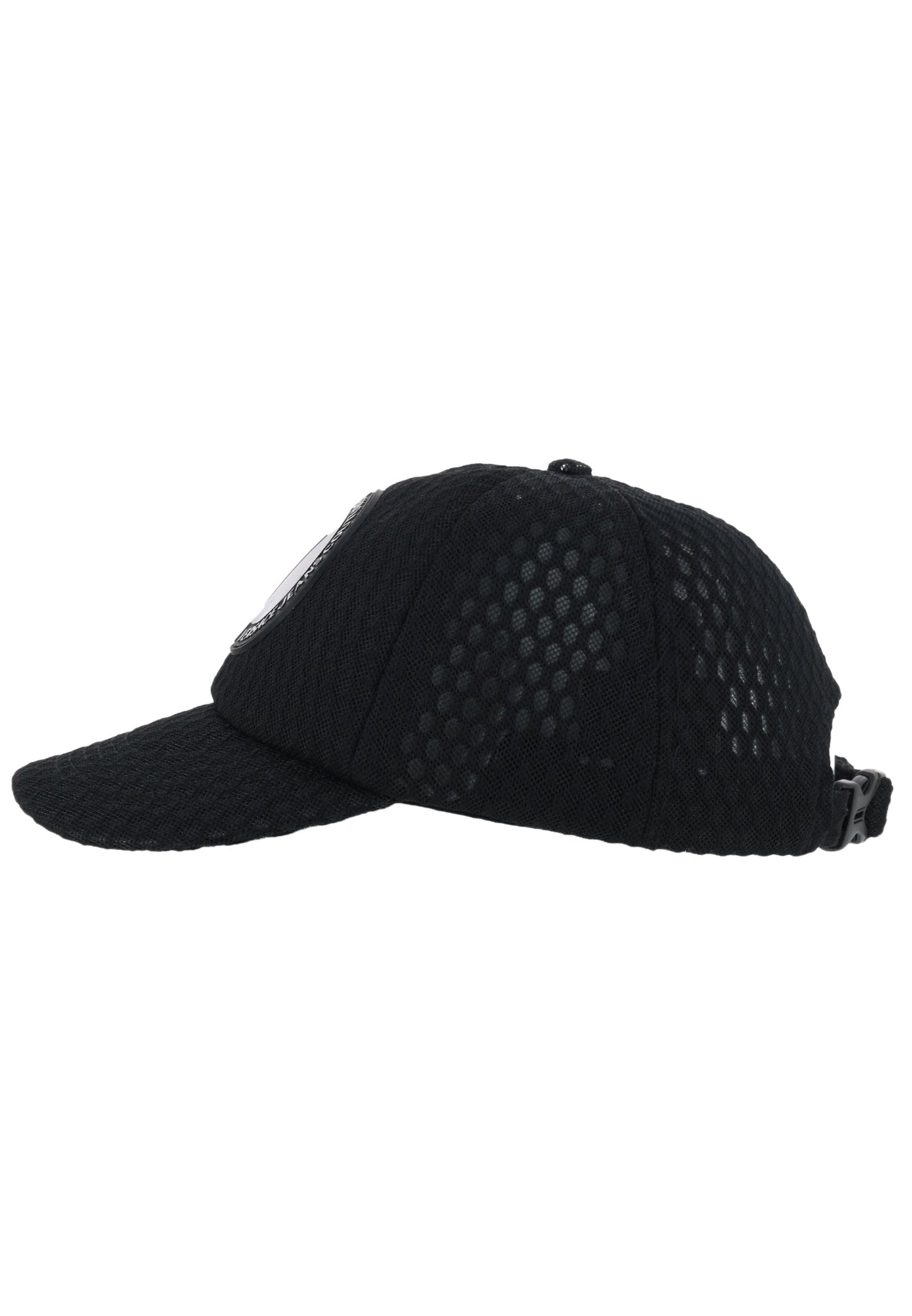 VERSACE Rubberised-Logo  Medallion Baseball Cap Black