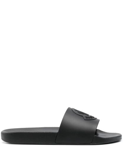 MONCLER Basile Slides Black/Black
