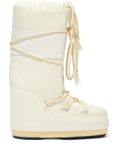 MOON BOOT UNISEX MB Icon Nylon Boots Cream