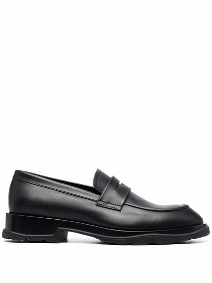 ALEXANDER MCQUEEN Leather Loafers Black