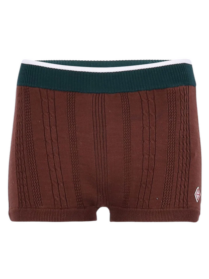 CASABLANCA WOMEN Chicano Hot Pants Brown