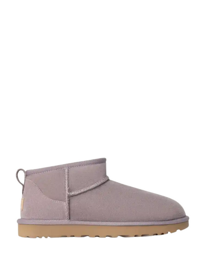UGG WOMEN Classic Ultra Mini Boots Suede Slippers Plum