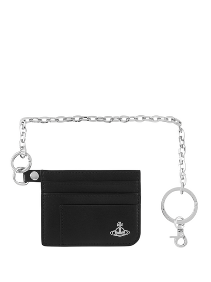VIVIENNE WESTWOOD Chained Card Wallet Black