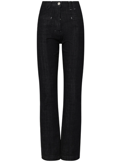 JACQUEMUS WOMEN Le De-Nîmes Norma Jeans Navy Blue
