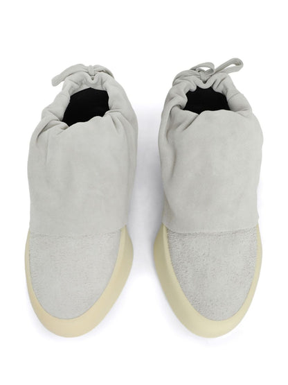 FEAR OF GOD Moc Layered Suede Sneakers Dove Grey