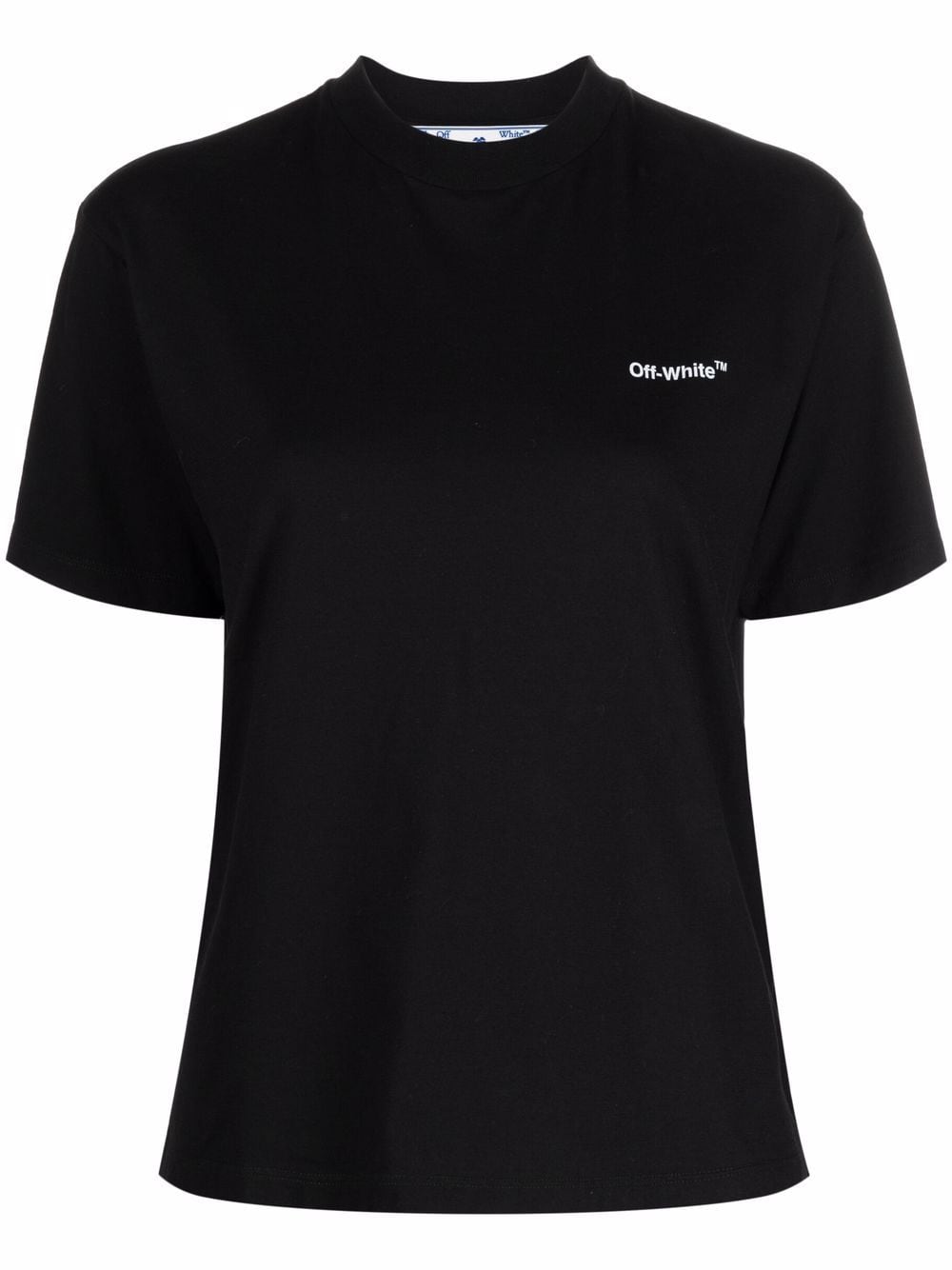 OFF-WHITE WOMEN Diag Regular T-Shirt Black