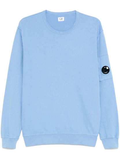 C.P. COMPANY Lens Patch Sweatshirt Light Blue