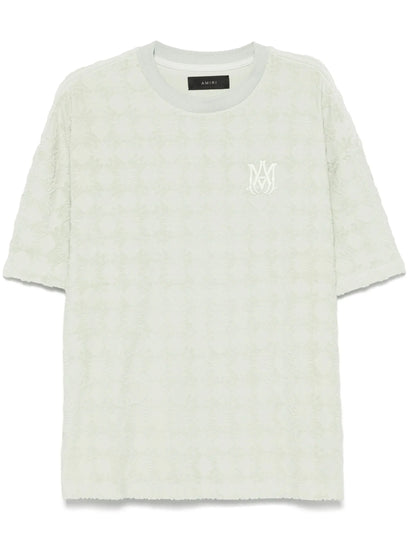 AMIRI MA Quad Towelling Oversized T-Shirt Pale Mint