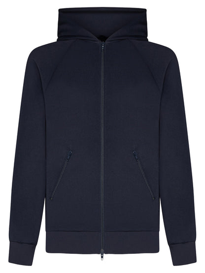 BALENCIAGA Unity Sports Icon Zipped Hoodie Navy Blue