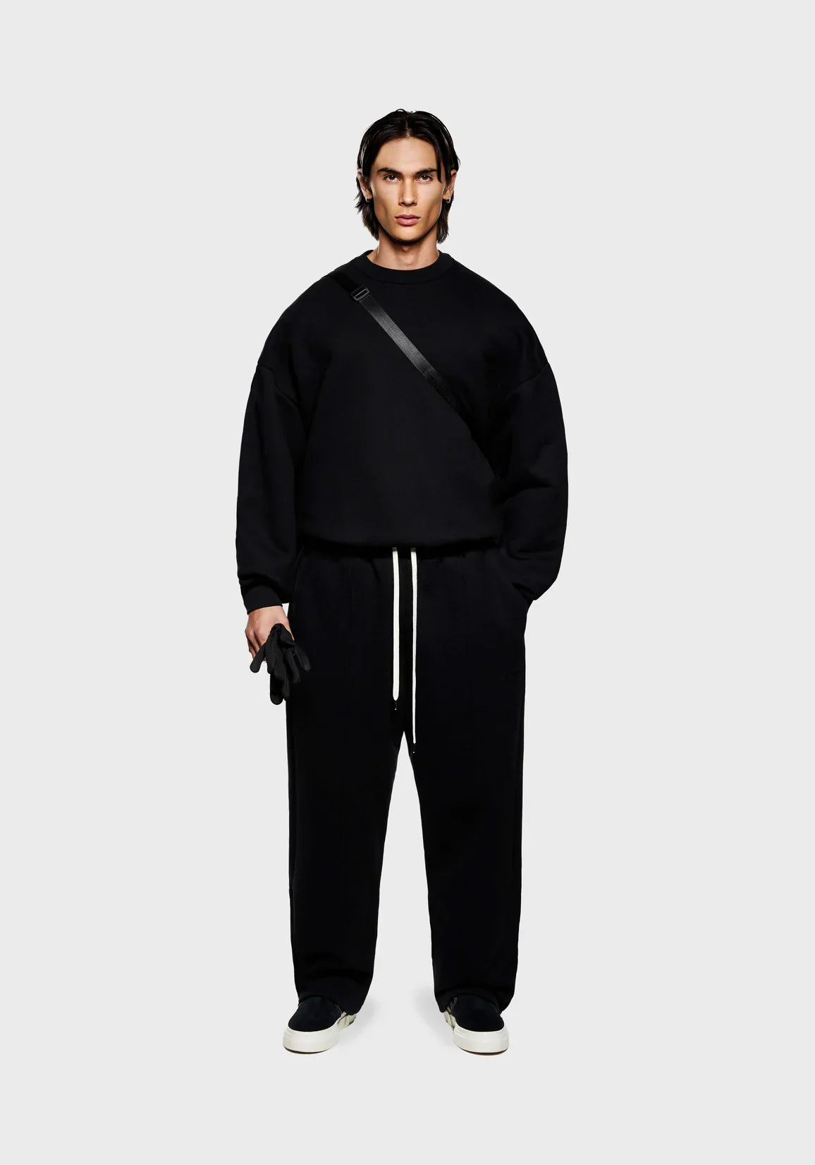 MKI MIYUKI ZOKU 800 GSM Superweight Crewneck Black