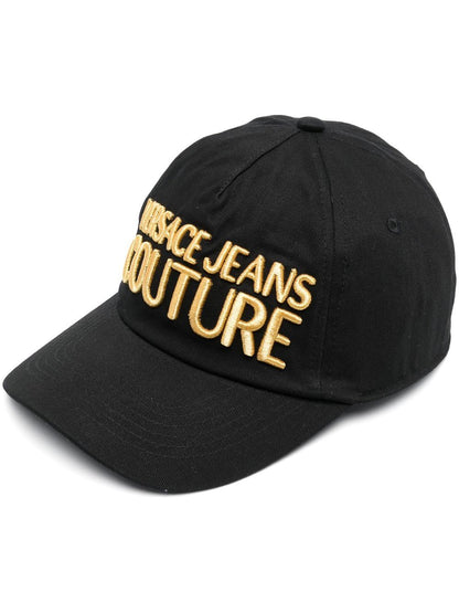 VERSACE Logo Cap Black/Gold