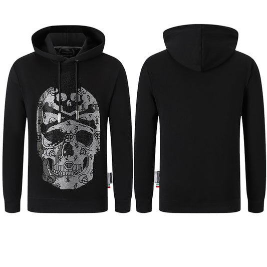 New-2025ss Skull Print Hoodie