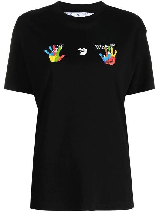 OFF-WHITE WOMEN Kids Swimming Logo Black/Multi