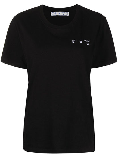 OFF-WHITE Women Arrow Liquid Melt T-Shirt Black