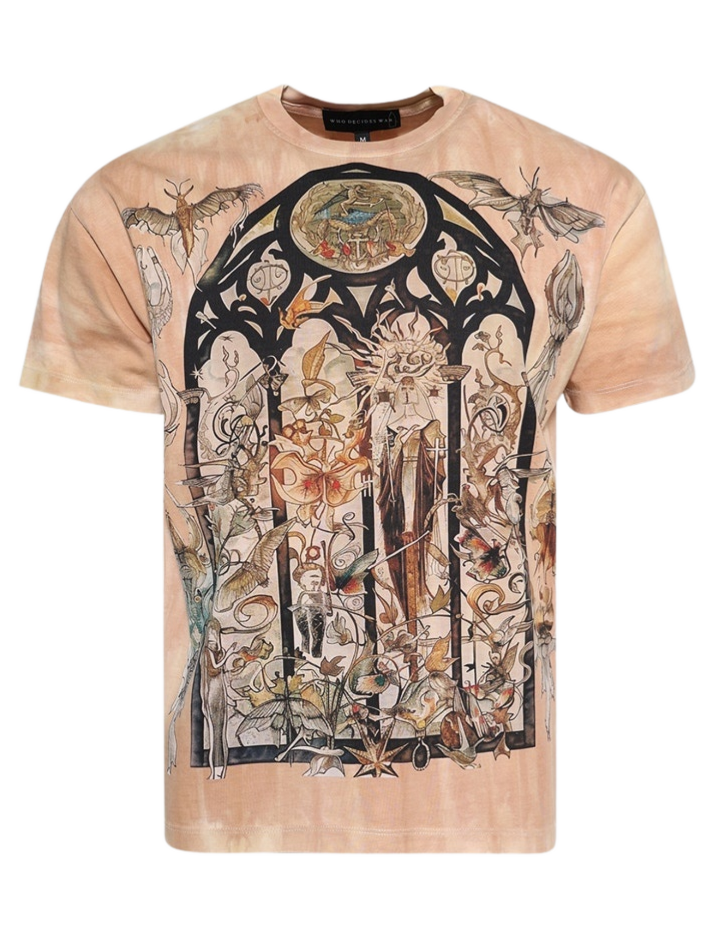 WHO DECIDES WAR Gleaming Short Sleeve T-shirt Tan