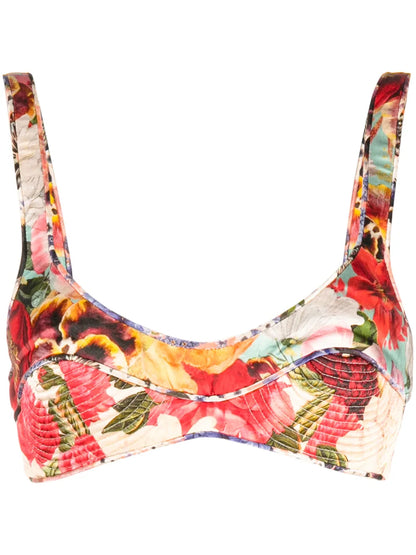 ZIMMERMANN WOMEN Wonderland Floral Bralette Multicolour