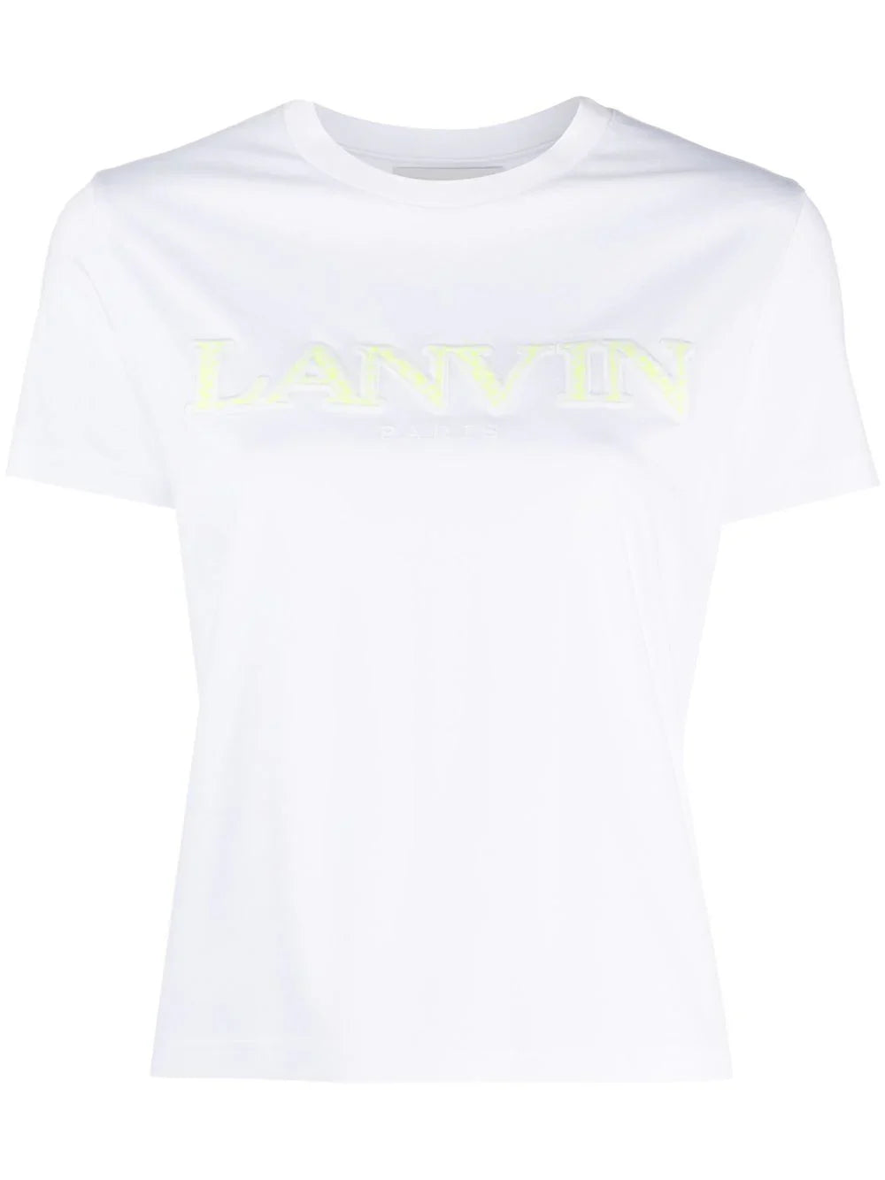 LANVIN WOMEN Classic Fit Lanvin Curb T-Shirt Optic White