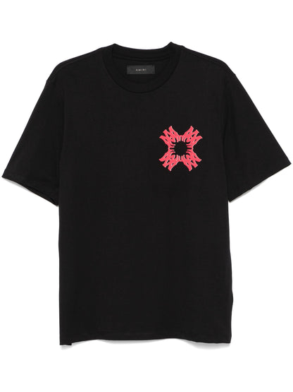AMIRI MA Quad Logo Graphic Cotton T-Shirt Black