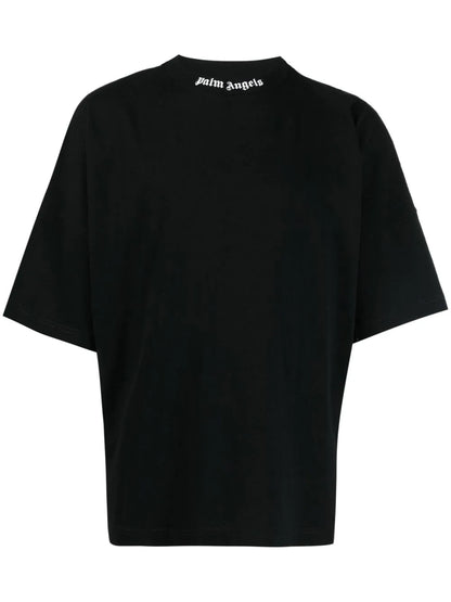 PALM ANGELS WOMEN Classic Logo Over Tee Black/White