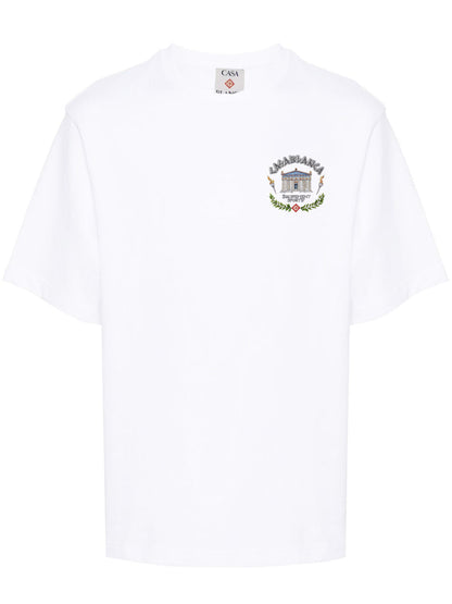CASABLANCA Le Temple Du Sport Printed T-Shirt White