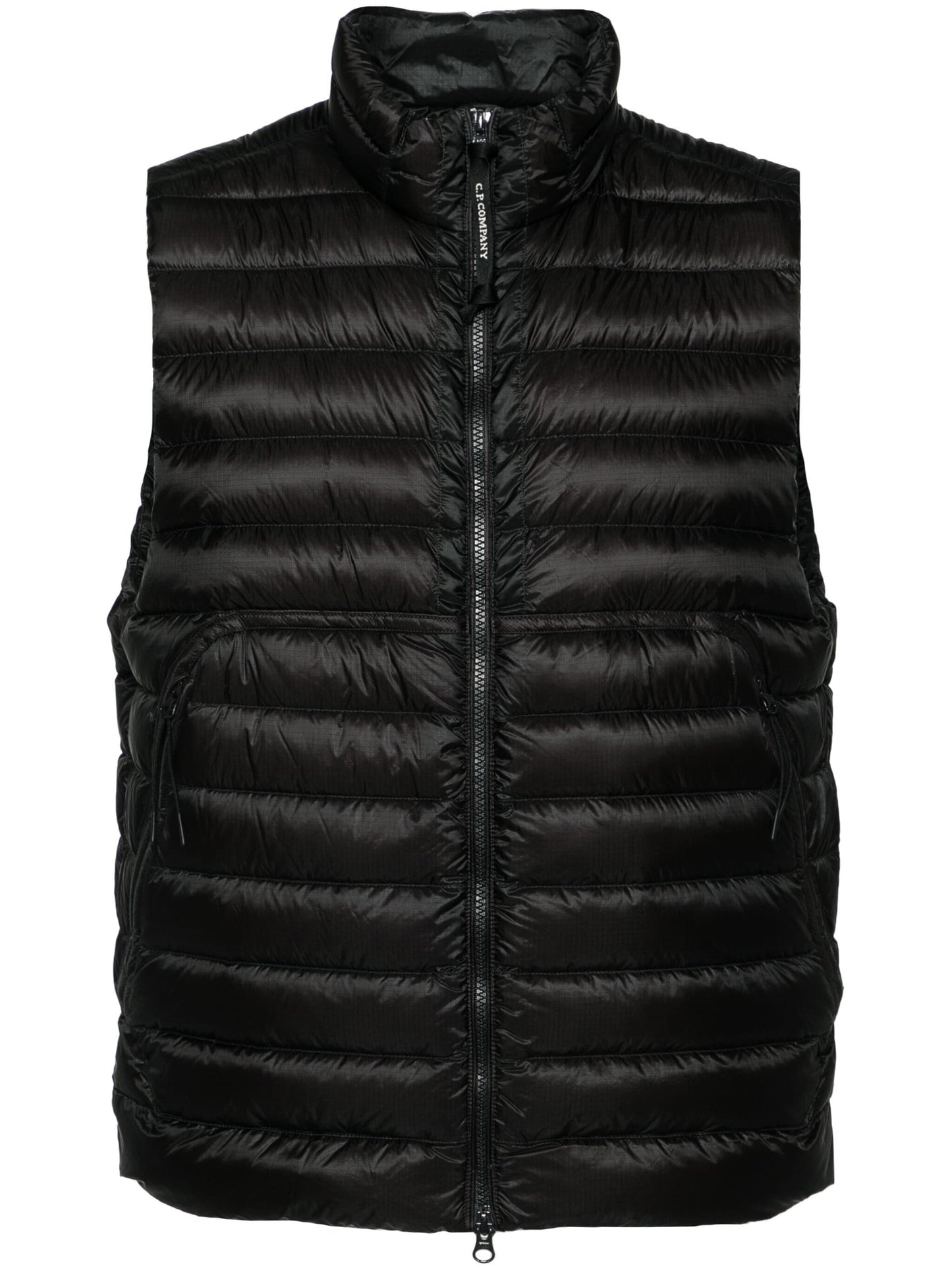 C.P. COMPANY Lens-Detail Padded Gilet Black