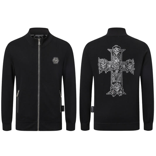 New- 2025ss Skull Black Hoodie
