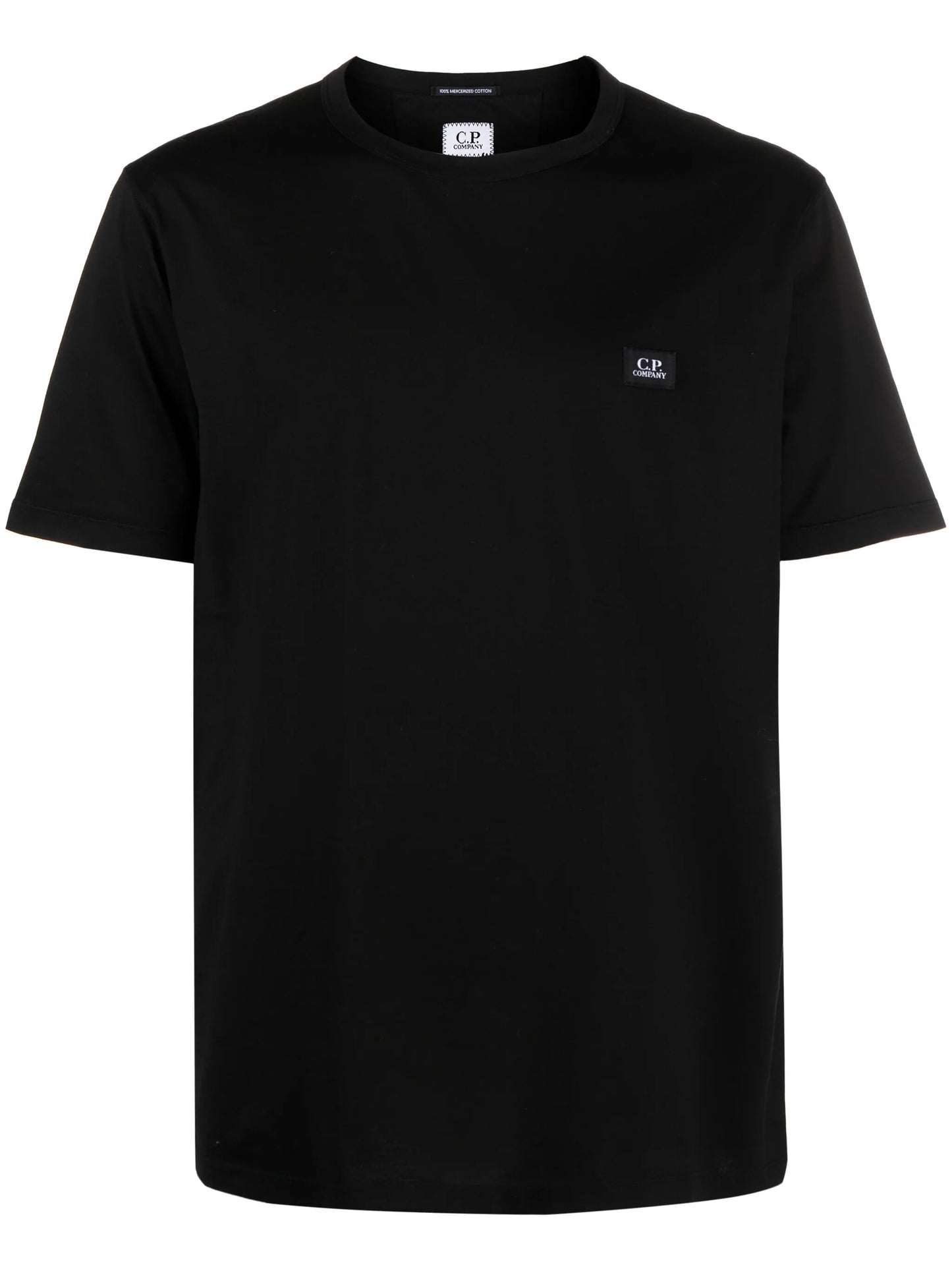 C.P. COMPANY Logo Print Cotton T-Shirt Black