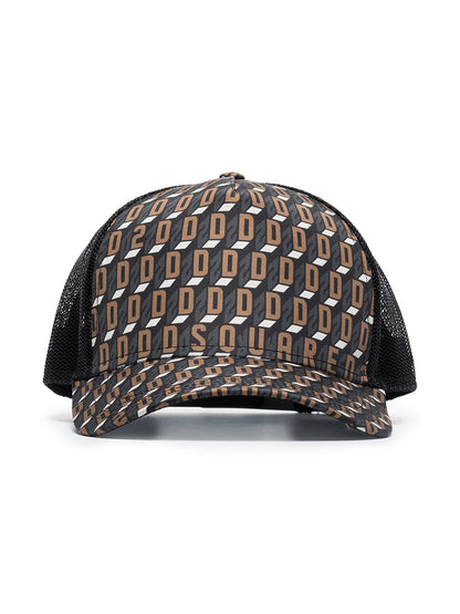 DSQUARED2 Monogram logo baseball cap Black