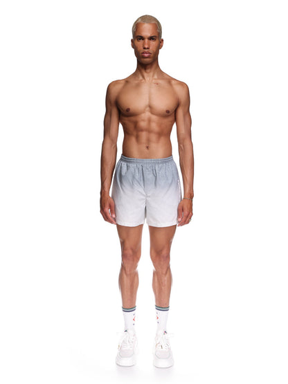 CASABLANCA Printed Swim Jacquard Shorts Gradient Grey