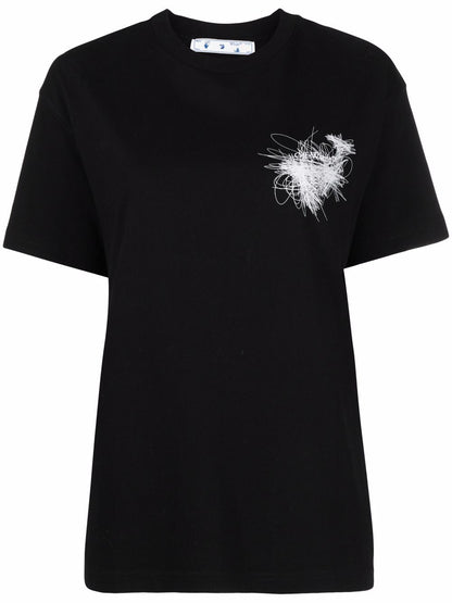 OFF-WHITE WOMEN Pen Arrows T-Shirt Black