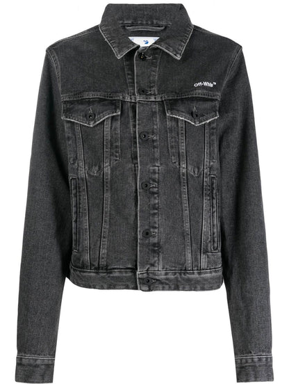 OFF-WHITE WOMEN Diag Regular Jacket Grey