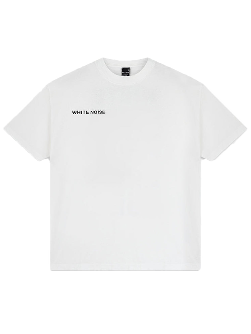 WHITE NOISE Branded Graphic T-shirt White