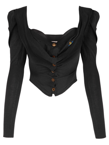 VIVIENNE WESTWOOD WOMEN Bea Corset Cardi Black